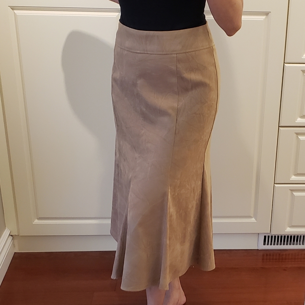 Pleated Maxi Skirt